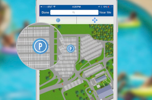 Worlds of Fun Mobile App Car Finder Parking