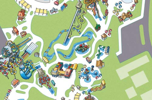 Oceans of Fun Park Map